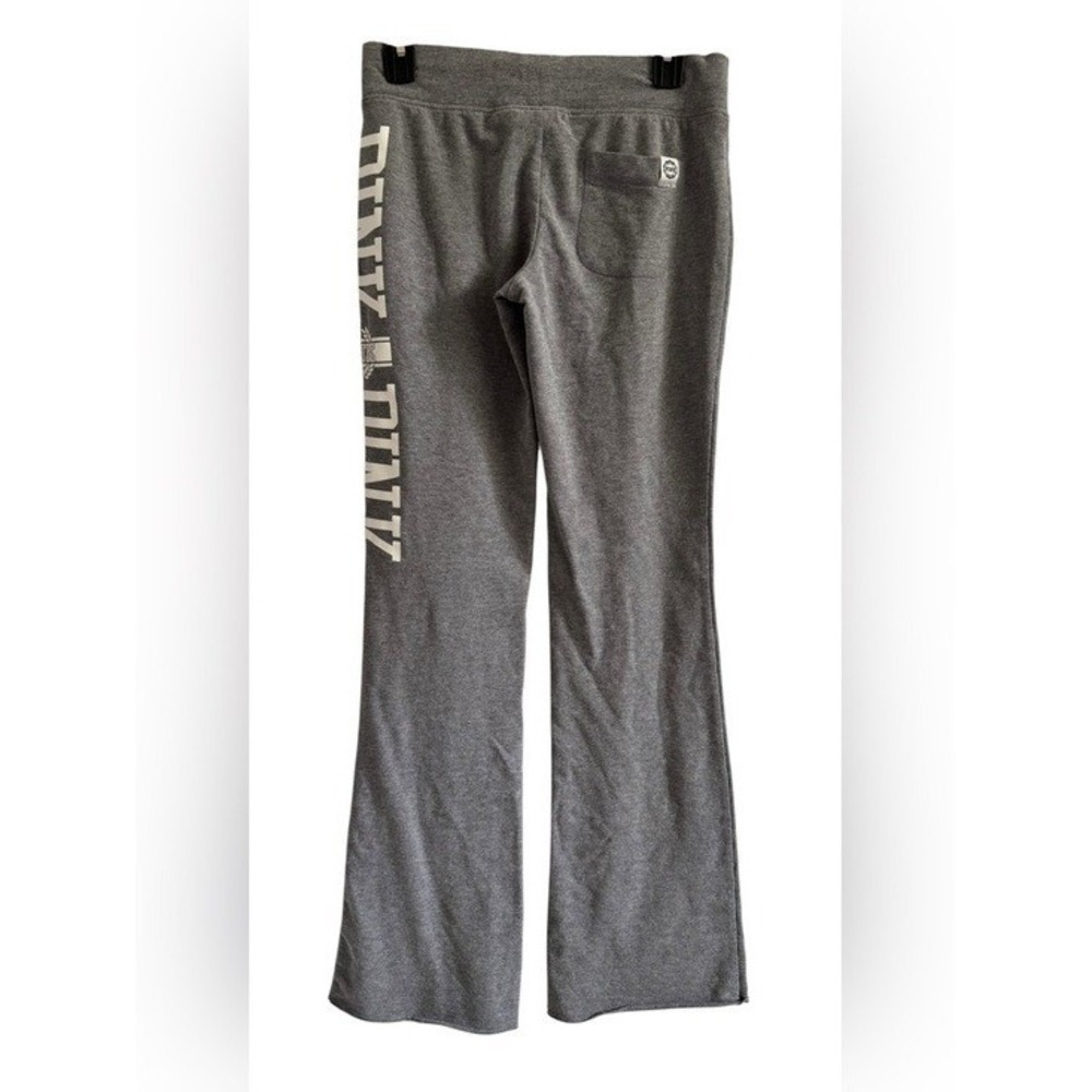 Pink Victoria's Secret Purple Cropped Hoodie with Flare Sweatpants Size Small - Picture 3 of 15